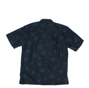 Gitman Vintage Navy Brushed Dot Jacquard Shirt