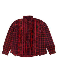 Load image into Gallery viewer, Needles Rebuild Ribbon Shirt WIDE Over dye Red 01
