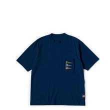 Load image into Gallery viewer, Kapital Indigo Jersey PENNANT-T (4 Flags)
