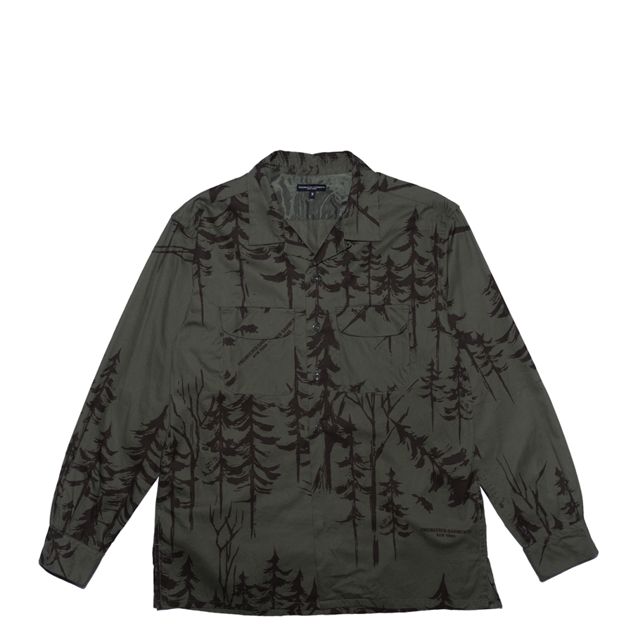 Engineered Garments Forest Print Classic Shirt