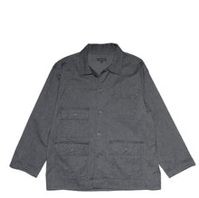 Load image into Gallery viewer, Engineered Garments Heather Grey Cotton BA Shirt Jacket

