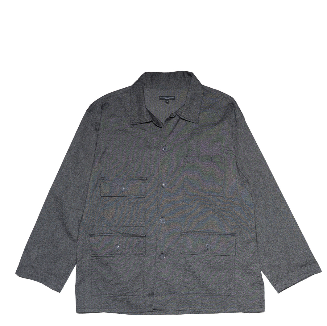 Engineered Garments Heather Grey Cotton BA Shirt Jacket