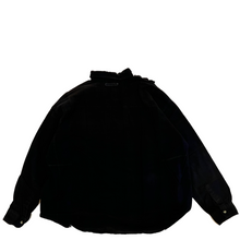 Load image into Gallery viewer, Needles Rebuild Ribbon Shirt WIDE Over dye Black 02
