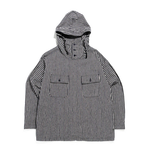 Engineered Garments LC Wide Stripe Cagoule Shirt