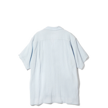 Load image into Gallery viewer, Engineered Garments Lt Blue Crepe Camp Shirt
