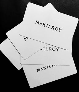 McKILROY Online Gift Card