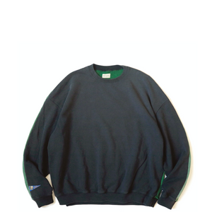 Kapital Fleece Knit 2Tones Remake BIG SWT (BONE) Green