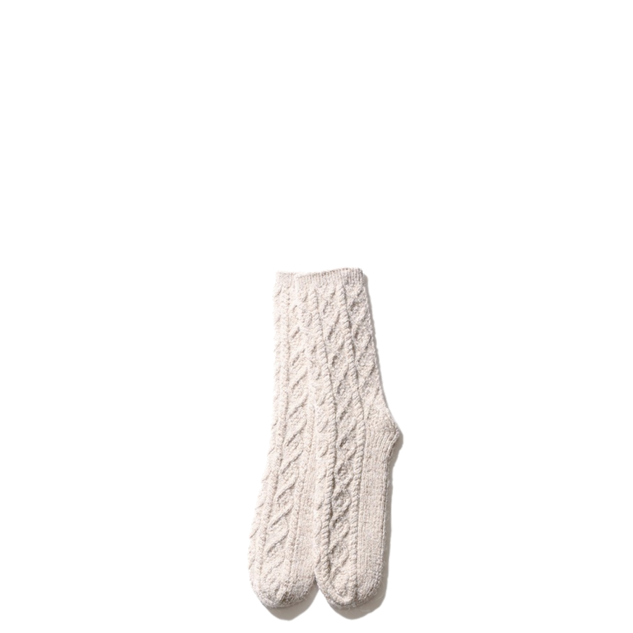 Snow Peak Alpaca Knit Socks Ecru